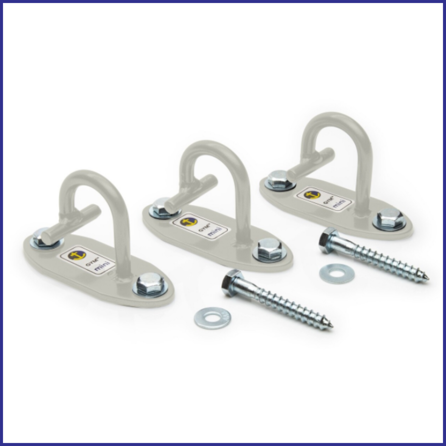 Anchor Gym-Mini H1 (Set of 3) Gun-Metal Gray | Multiple Colors Available