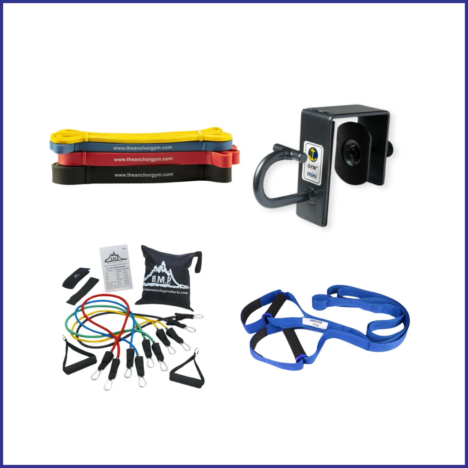 Door Mini Accessory Bundle by Anchor Gym Versatile for Workout
