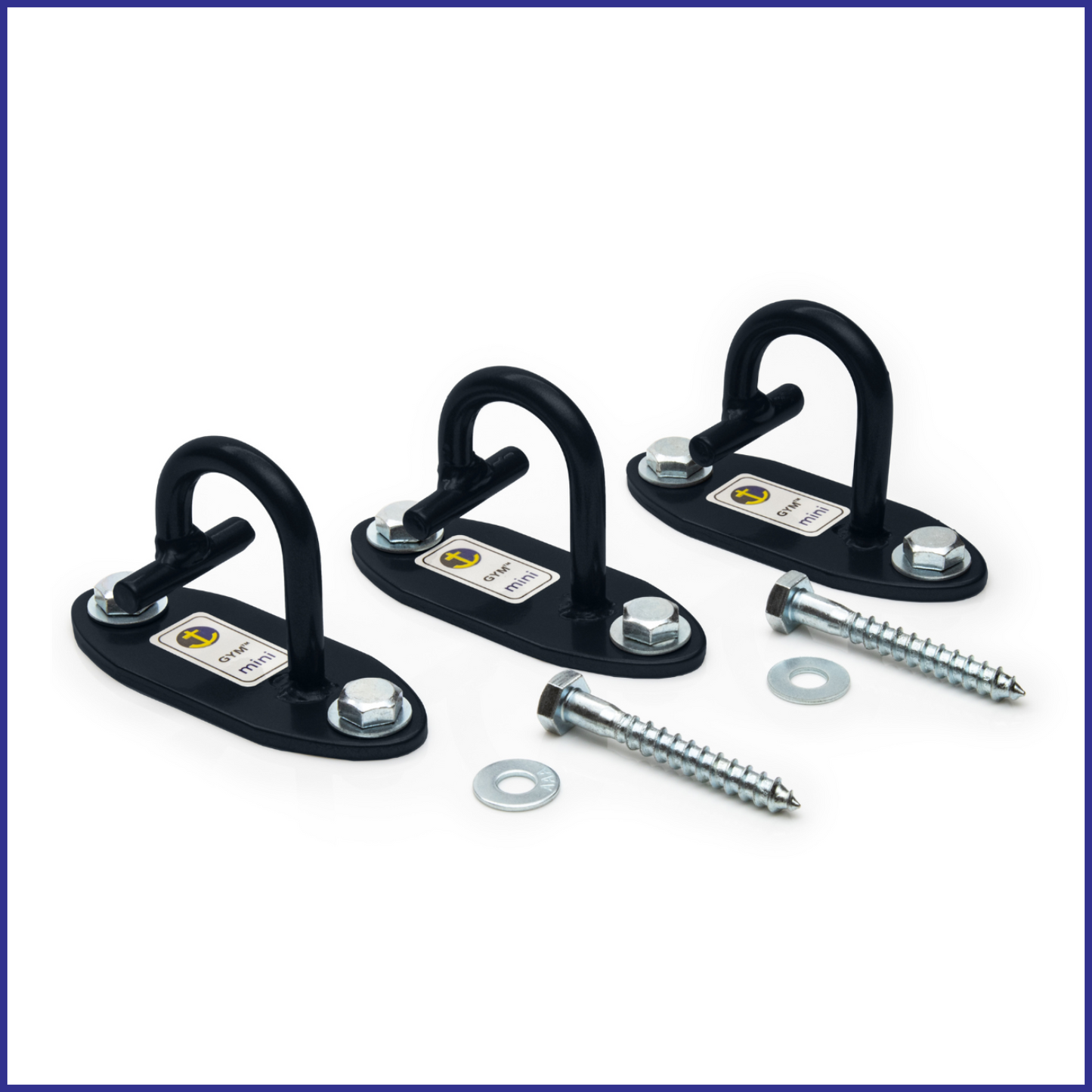 Anchor Gym-Mini H1 (Set of 3) Gun-Metal Gray | Multiple Colors Available