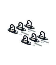 The Anchor Gym Anchor Gym-Mini H1 PRO (Set of 6) - Wall Mounted Modular Hooking Platform for Resistance Bands, Suspension Straps, Stretch Straps, and Large Loop Bands