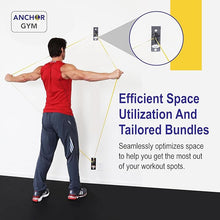 Anchor Gym Workout Single Wall Mount Anchor - Training Anchor Mounted Hook Exercise Station for Body Weight Straps, Resistance Bands, Strength Training, Yoga, Home Gym