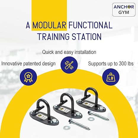 Anchor Gym-Mini H1 (Set of 3) Gun-Metal Gray | Multiple Colors Available